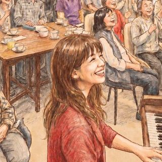 星 佳代さんの似顔絵イラスト
