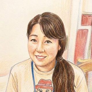 中平 智恵さんの似顔絵イラスト